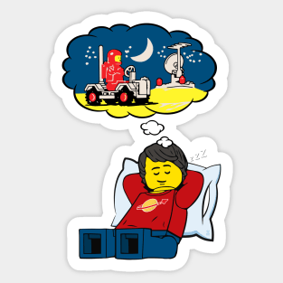 My Dream My Future Spaceman Sticker